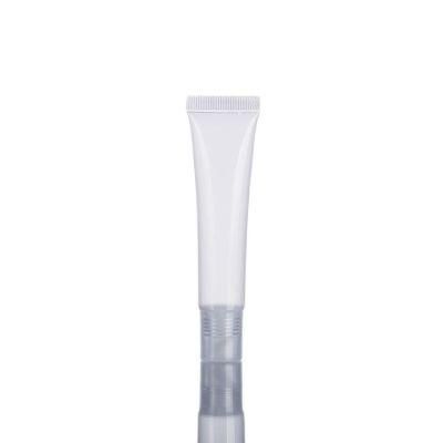 15ml Clear Lip Gloss Tube Soft Plastic Packaging Matte Screw Cap