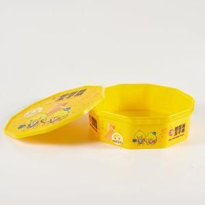 New Design Popular Plastic Injection PP Decagon Packaging Container Box with Lid