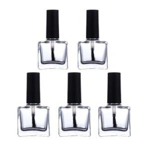 Wholesale Custom Nail Polish Bottle UV Gel Private Label Empty Glass Nail Polish Bottles with Brush