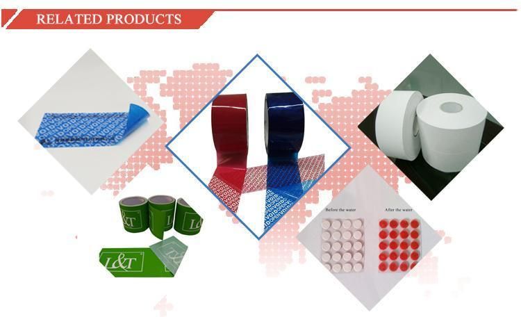 EXW Sealing Custom Packaging Tamper Evident Security Void Tape