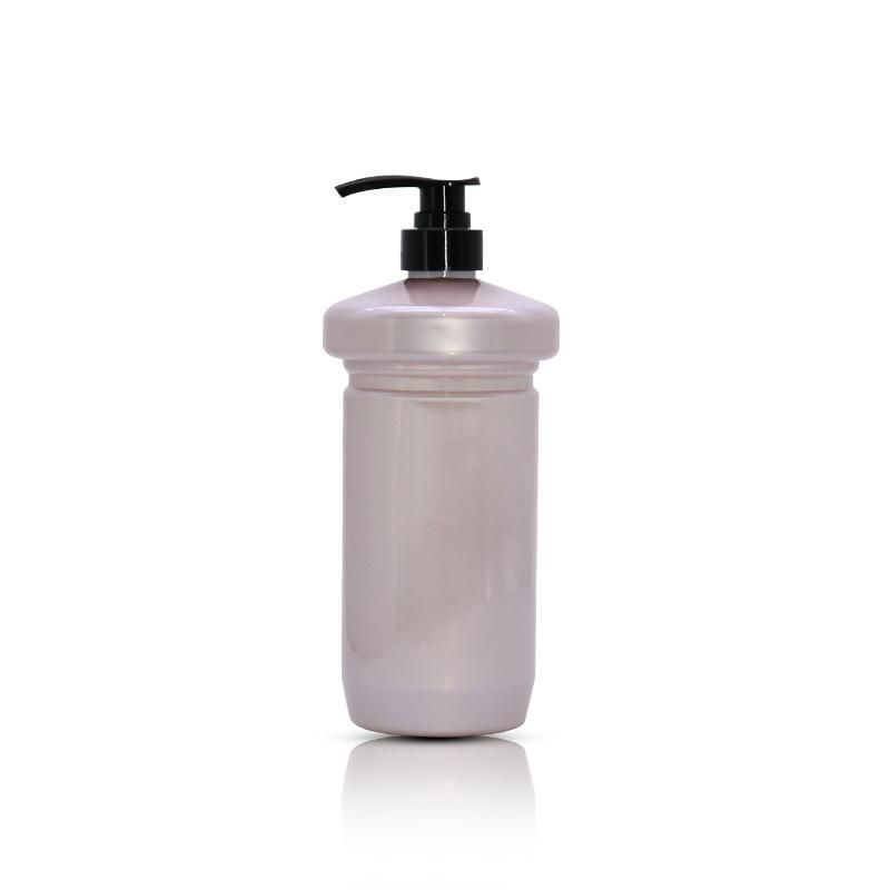 Manufacturer Supply 500ml Purple Plastic Pet Empty Shampoo Conditioner Bottles