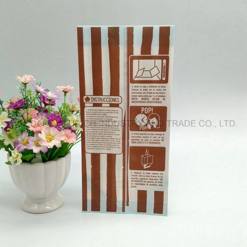 Microwave Popcorn Kraft Paper Bag 100g Food Packaging Paper Bag