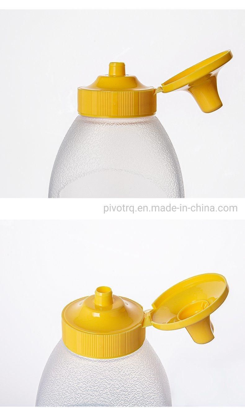 45mm PP Plastic Honey Caps with Silicone Valve for Honey Bottle Sauce Bottle