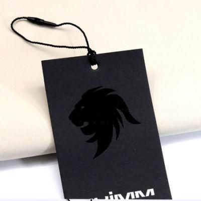 Luxury Frosted PVC Hang Tag Cardboard Paper Hang Tags Clothing Own Logo Clothing Hang Tag Labels with New Design