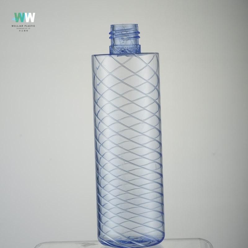 200ml Plastic PETG Empty Blue Bottle for Lotion or Toner