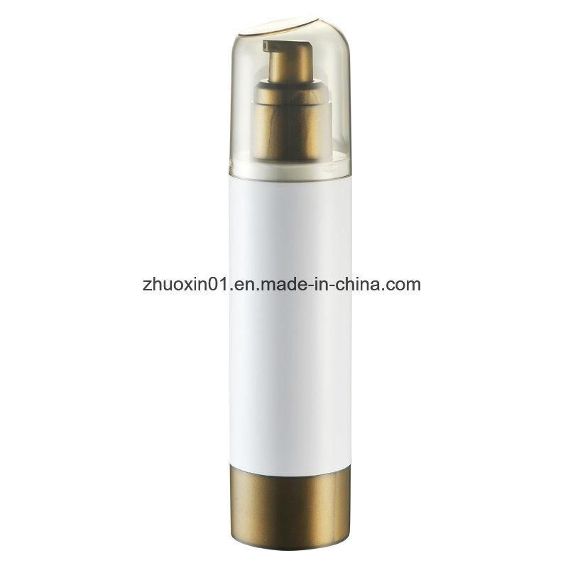 30ml 50ml 80ml Aluminium Sprayer Plastic Clear Airless Bottle for Cosmetic Packaging