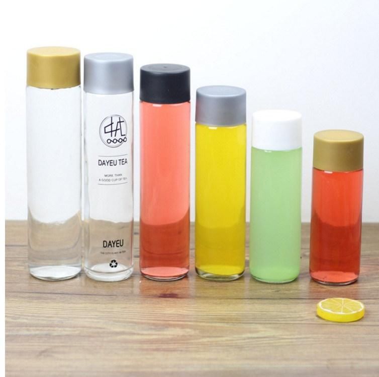 375ml 500ml 750ml Beverage Drinking Cold Press Juice Bottle Voss Glass Bottles