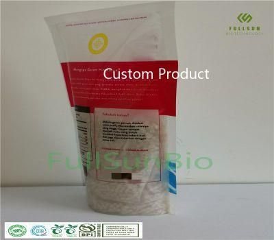 Biodegradable Food Packaging Custom Printed Compostable Freezer Vacuum Plastic Bag