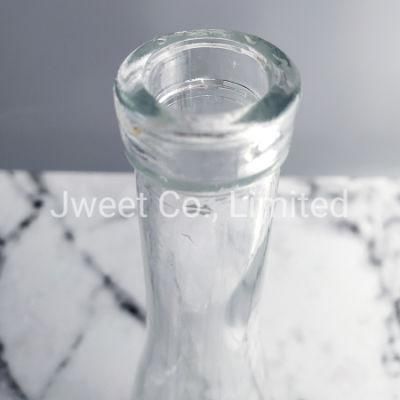 Factory Wholesale High Slim Clear Liquor Glass Bottle 375ml