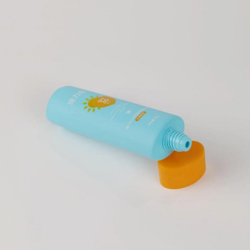 Sun Protect Clearing Cream Tube Plastic Soft Touch Cosmetic Packaging Tube