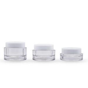 5g/10g/15g Transparent Customized Cosmetic Cream Jar Packaging