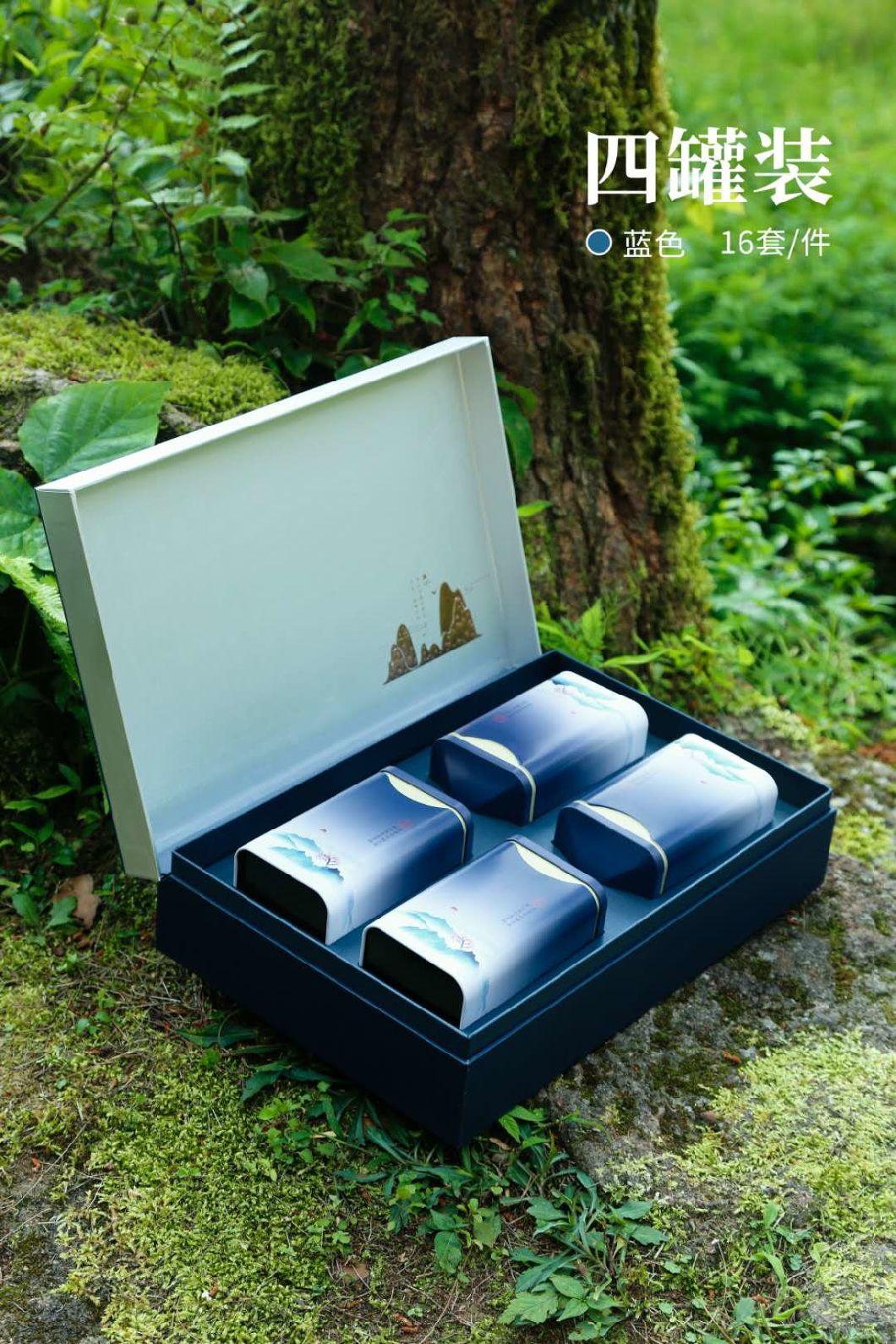 Custom Tea Food Paper Carton Packing Box Cans Gift Box Cordboard Gold Box