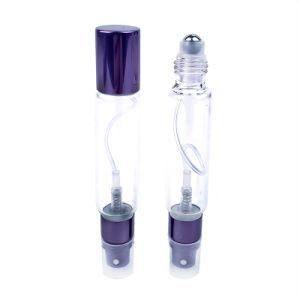 10ml Double Ended Roller Glass Bottles with Spray-Head and Roller for Essential Oil