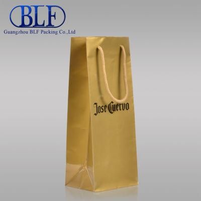 Brown Wine Bottle Paper Bag (BLF-PB054)