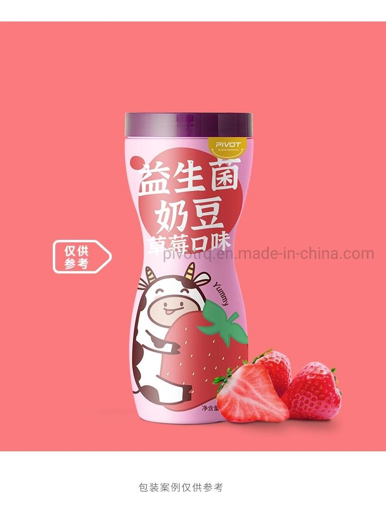 800ml 27oz HDPE Pet Child Food Plastic Bottle for Puff Milk Bean Food Packaging