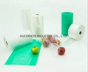 Produce Roll Fruit Bag Shopping Bag Flat Bottom Seal Bag