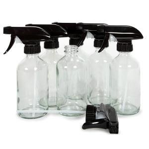 High Quality Bathroom Kitchen Home 16 Oz Glass Dispenser Soap Bottle with Sprays