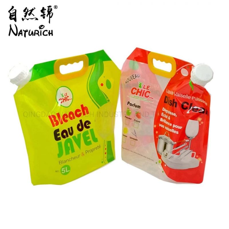 Wholesale Water Spout Bag with Die Cut Handle Factory