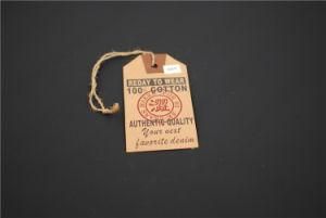 Promotional OEM Hang Tag Hanging Label Brown Kraft Paper Tag