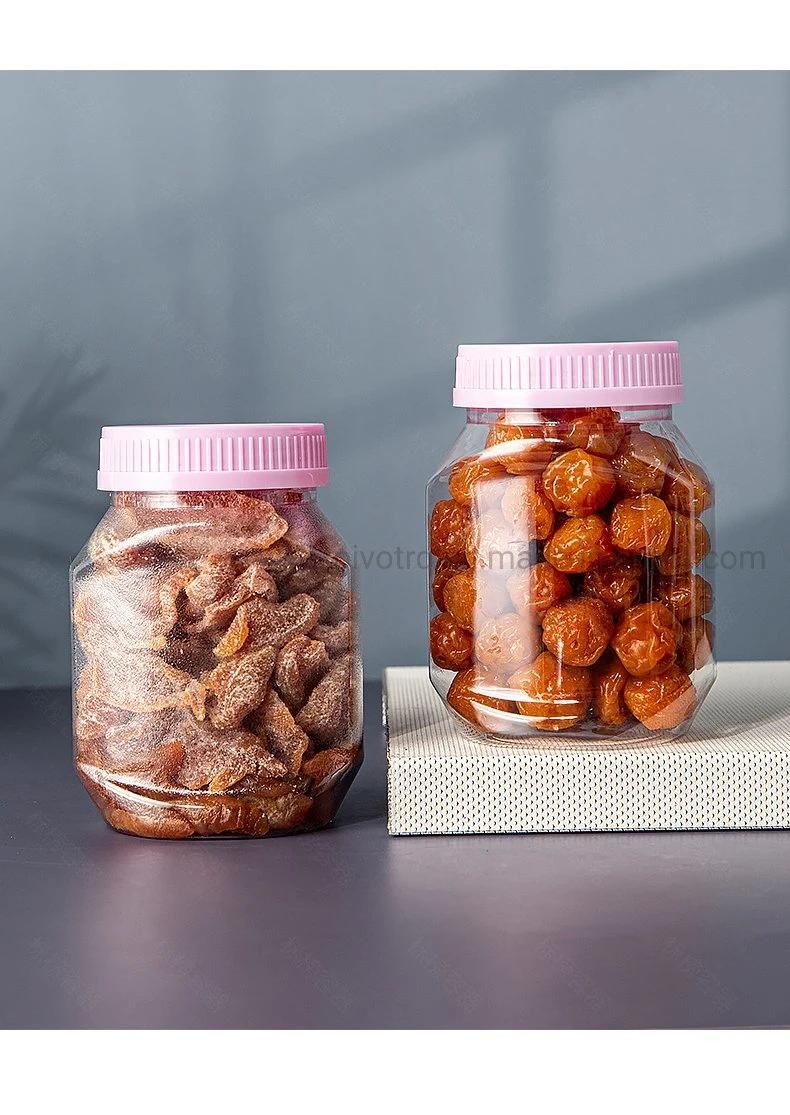 370ml 12oz Pet Plastic Bottle for Food Storage Chocolate Nuts Sweets Packing