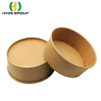 Family Size Salad Paper Bowls for Outdoor Activities Food Storage