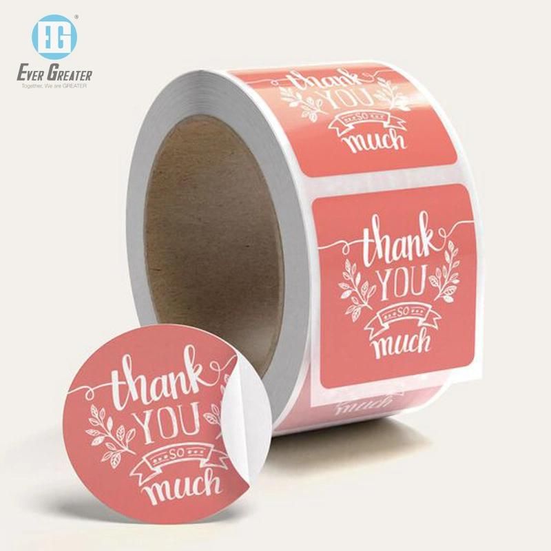 Promotional Gift Printing Label Adhesive PVC Sticker Label