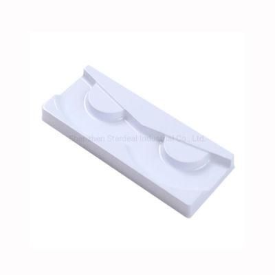 Small White Plastic Packaging Eyelash Tray