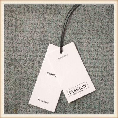 Customized Brand Logo Printed Paper Cloth Tag for Garment