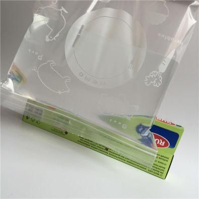 Food Package Plastic Zip Lock Bag / LDPE Reusable Zip Lock Bag for Packaging