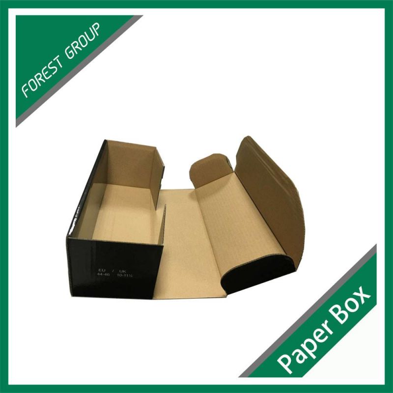 Matte Black Color Corrugated Cardboard Box on Sale