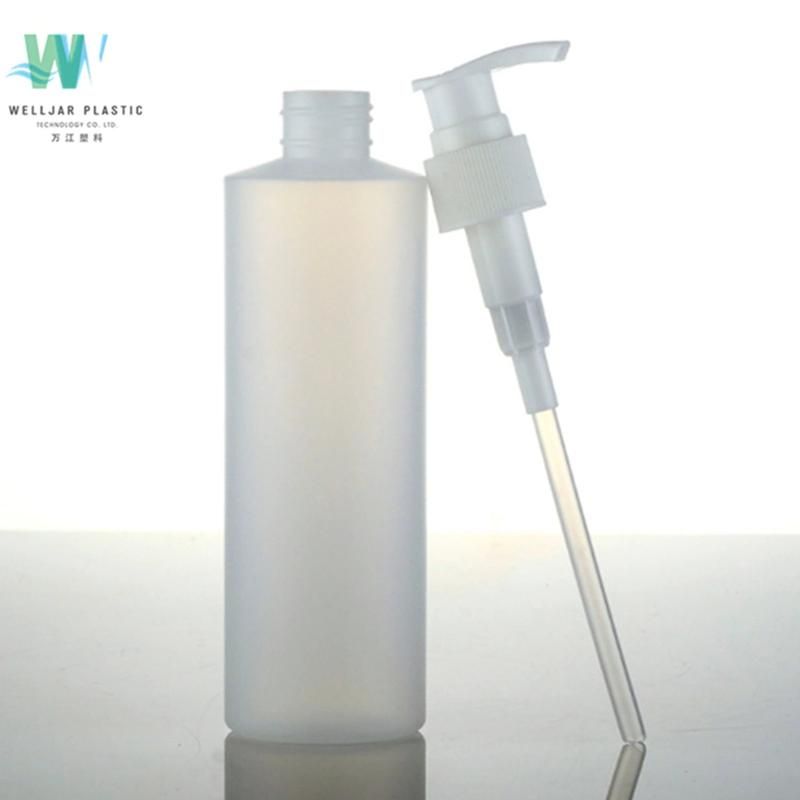 500ml Natural White Round PE Spray Pump Press Lotion Bottle