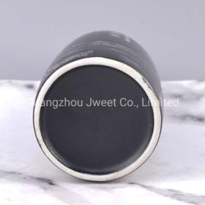 Customized 700 Ml Black Porcelain Oil Bottle