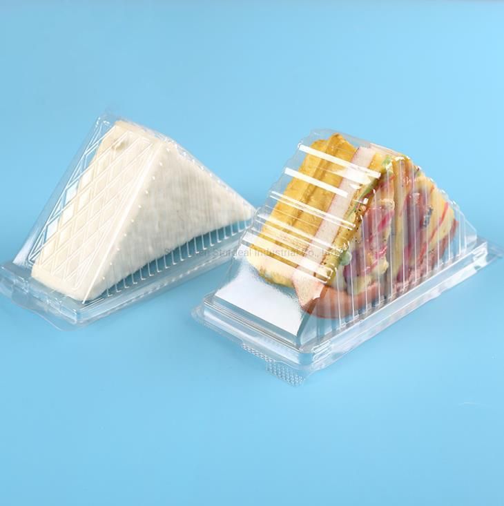 Wholesale Clear Cylinder Plastic Cake Box Transparent Food Storage Container