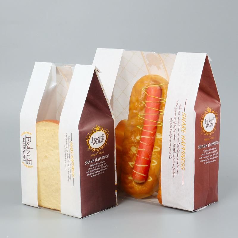 Bread Paper Bag with Clear Window with Your Own Logo