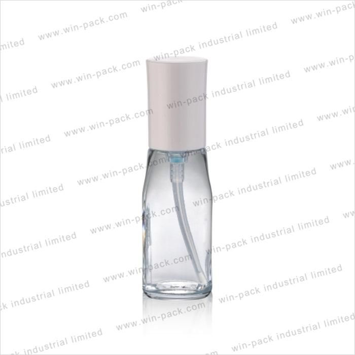 Custom Empty Clear Color Cosmetic Glass Lotion Pump Bottle 40ml 100ml 120ml with Fancy Body Lotion Bottles