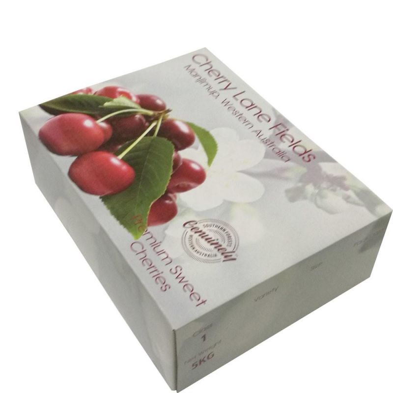 Custom Packaging Printing Fruit Cherry Paper Boxes