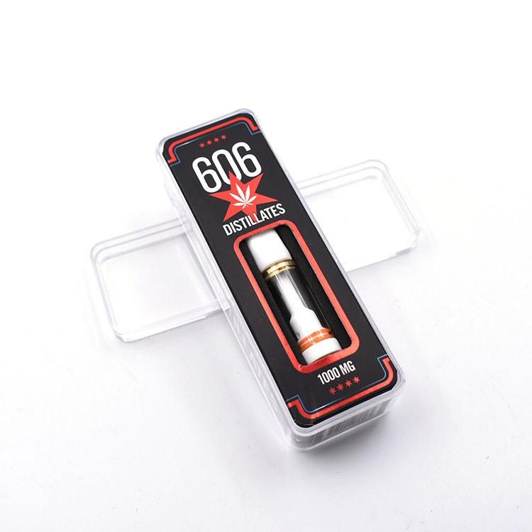 High Quality 510 Vape Cartridge Plastic Packaging Box