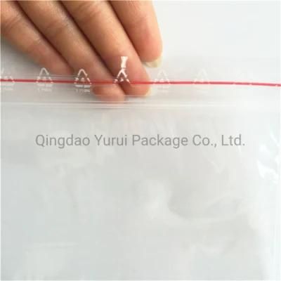 Plastic LDPE Zipper Bag with Recycled Logo