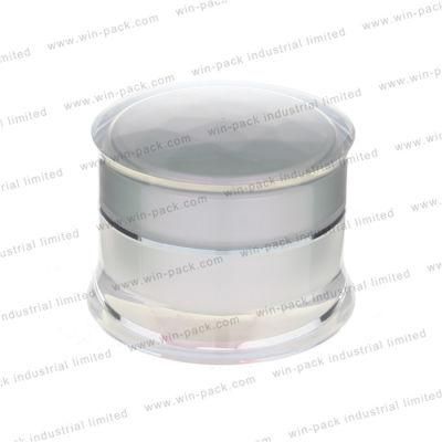 Winpack Top Sale Round Blue Empty 15g 30g 50g Acrylic Cosmetic Jar for Cream Packing