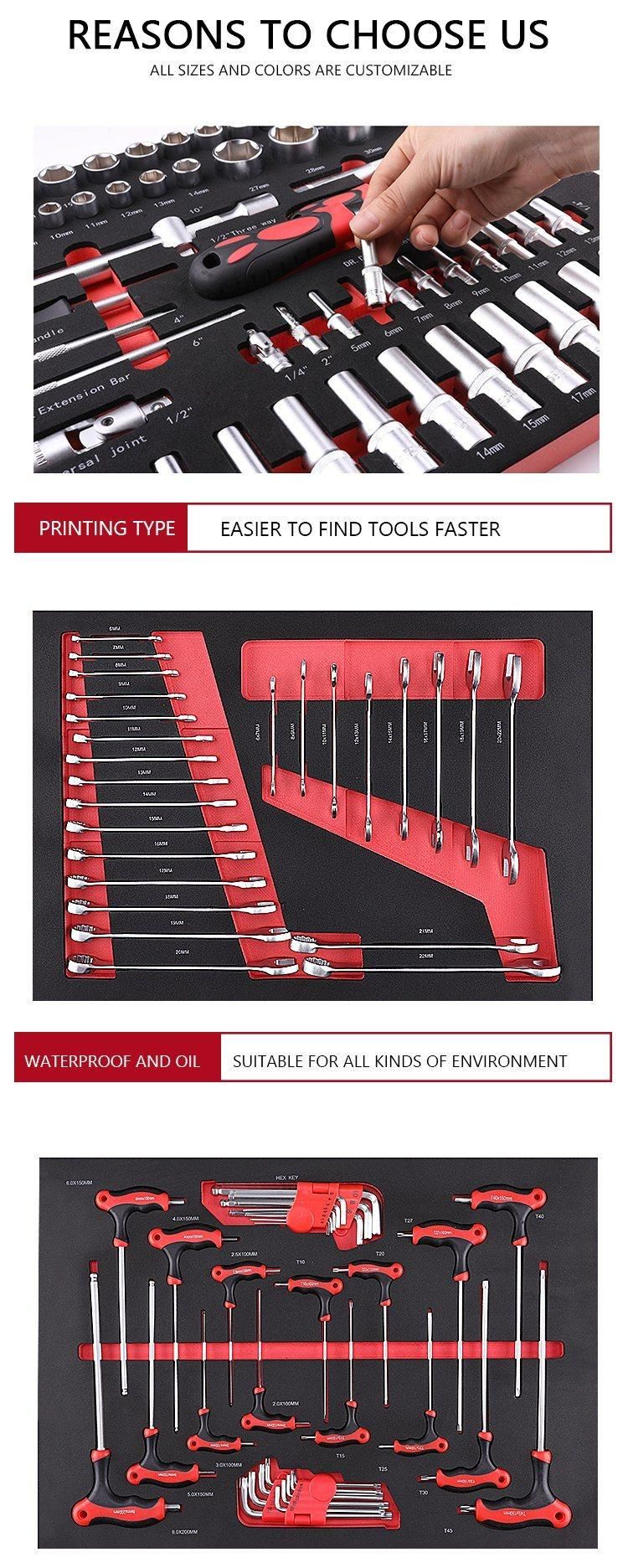 Tool Organization Custom Foam Insert Package for a Toolbox