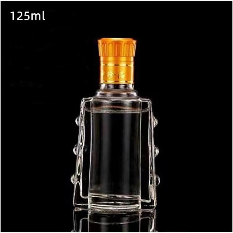 Wholesale 100ml Glass Liquor Bottle for Beverage with Screw Cap