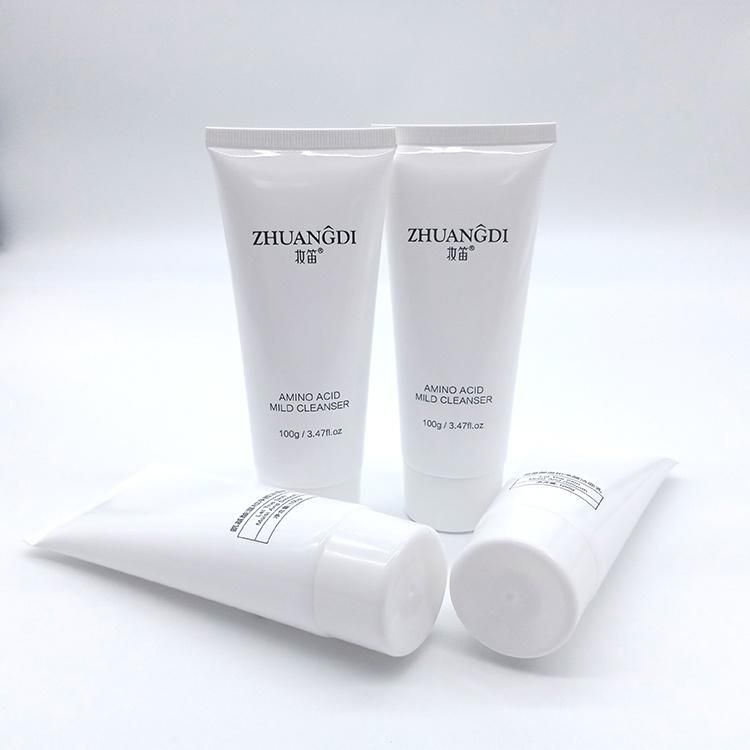 Cosmetic Empty Plastic Tubes with Flip Cover Cosmetic Packaging Tubes