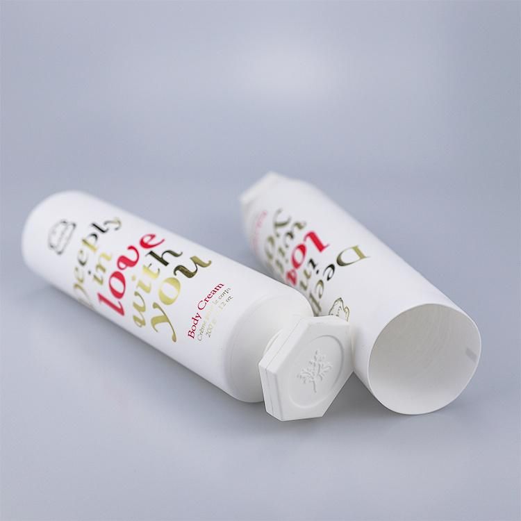 D50 Cosmetic Tube with Hexagon Flip Top Cap for Cream Skin Packaging From China supplier