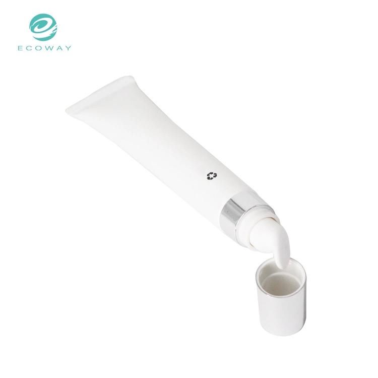 15ml PE White Note Head White Flip Ceramic Head Eye Cream Tube