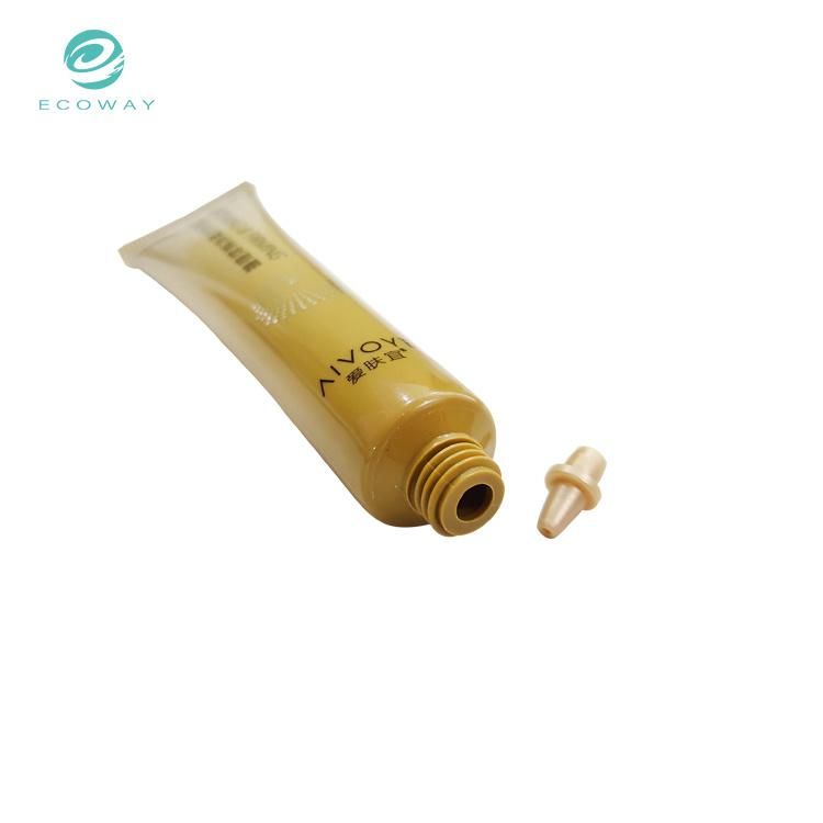 Skincare Eye Cream Packaging Plastic Cosmetics with Long Nozzle Tube