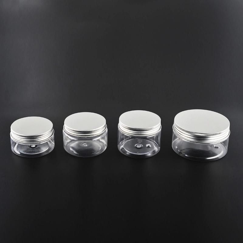 250g Pet Plastic Food Grade Jar with Aluminum / Plastic Screw Cap