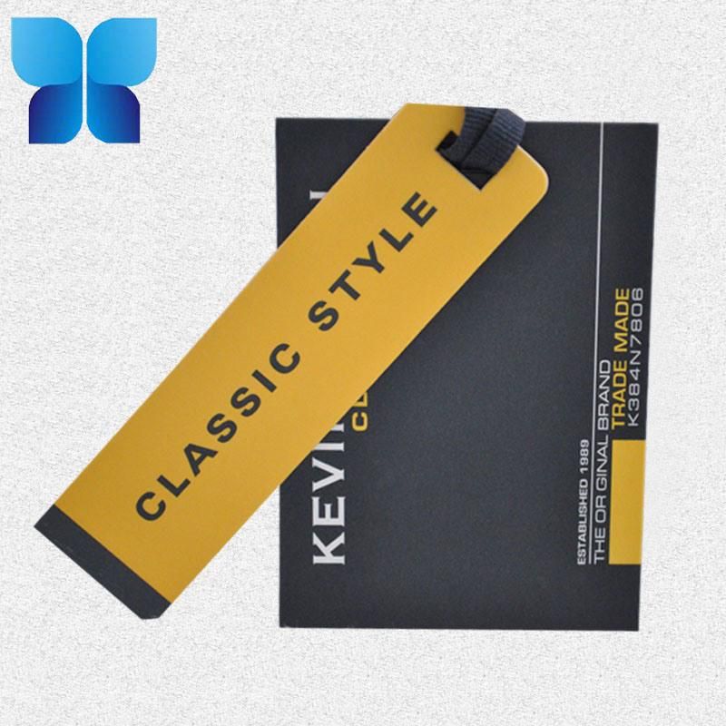 Two Pieces Hangtags for First Class Apparel