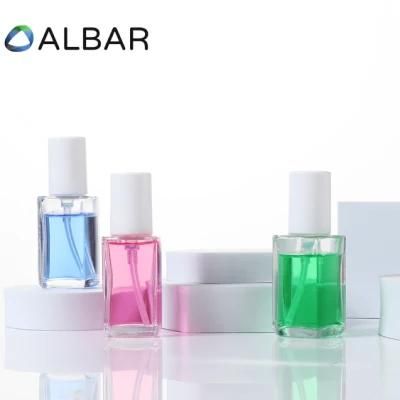 Customize Frosted Square Press Pump Glass Bottles for Cosmetics and Makeups