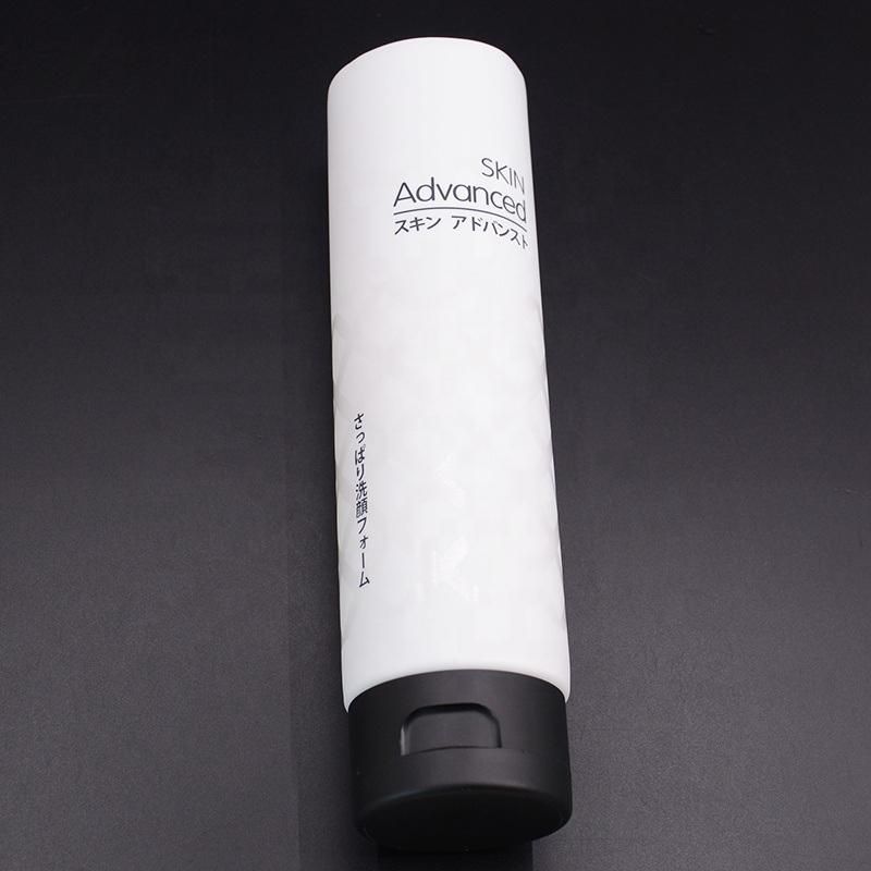 Facial White Matt Soft Touch Silkscreen Printing Finish Packaging Tube