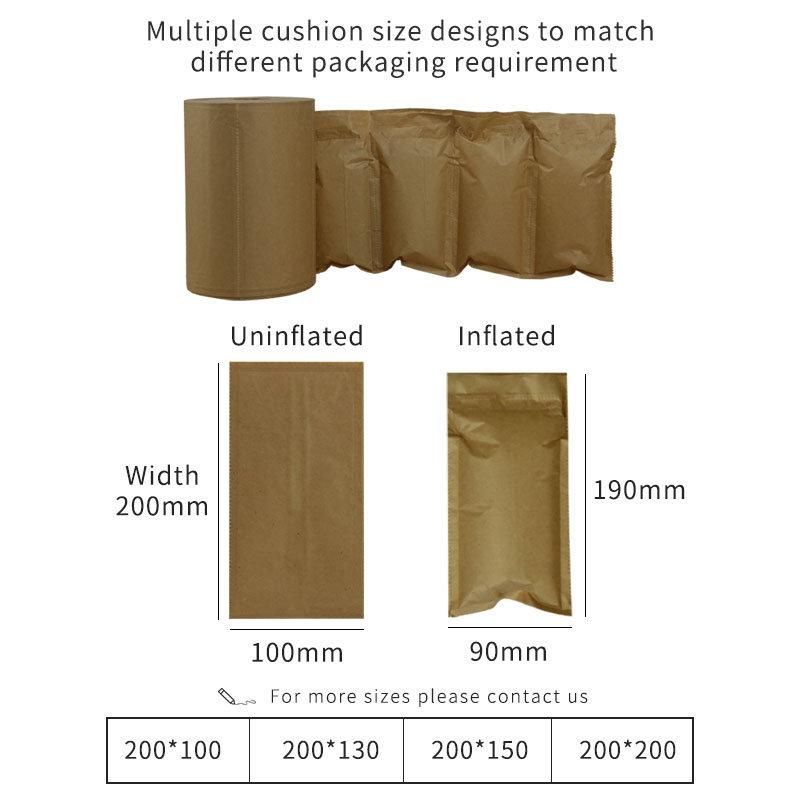 Environmental Protection Bio Paper Air Cushion Bag for Packing